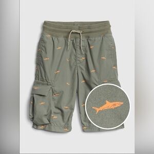 🌙Gap Kids Pull-On Cargo Shorts In Poplin